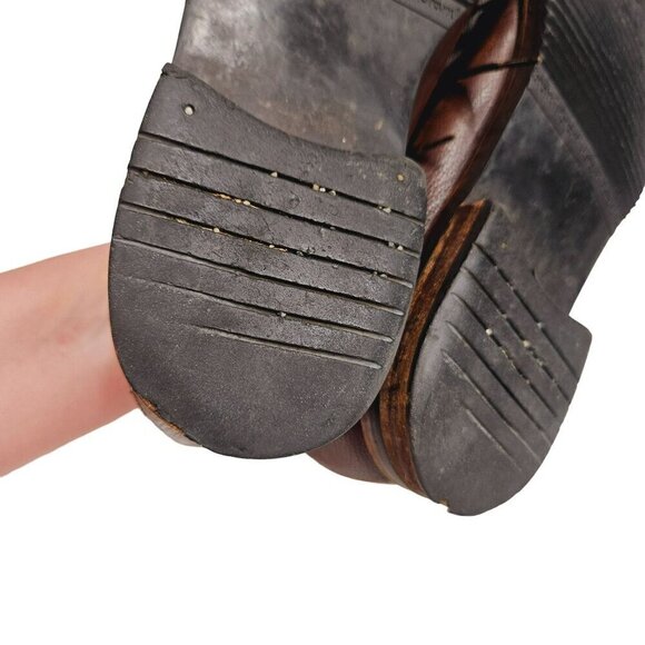 To Boot New York Adam Derrick Men's Brown Leather Lace-Up‎ Dress Shoes Size 10 - Picture 3 of 16